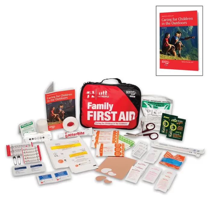 Adventure Medical Kits Adventure Family First Aid Kit - Includes First Aid Guide, Wide Range Of First Aid Supplies, Water-Resistant Bag