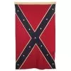 Antiquated Tea-Stained Cotton Confederate Battle Flag
