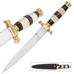 Striped Bone Herdsmans Hunting Dagger