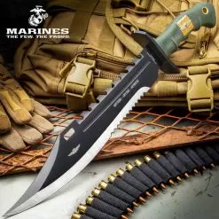 Anything, Anytime, Anywhere Marine Recon Bowie Knife