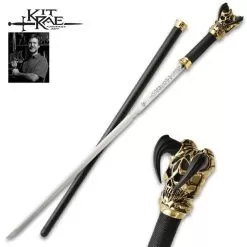 Vorthelok Forged Sword Cane - Gold Edition