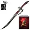 Kit Rae Avoloch Sword Of Enetha Dark Edition - Stainless Steel Blades, Leather-Wrapped Handle - Length 43 3/4”