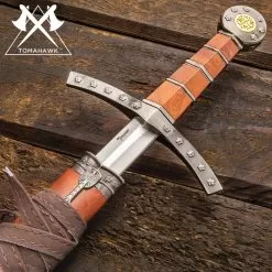 Middle Ages Broad Sword & Matching Scabbard