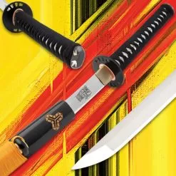 Sokojikara The Bride’s Sword And Scabbard - 1095 Carbon Steel Blade, Metal Tsuba, Cord-Wrapped Handle - Length 39”