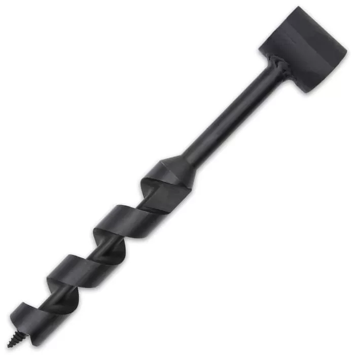 1β Bushcraft Auger - Scotch-Eyed Drill Bit, Heavy-Duty Steel Construction - Length 8β - Image 2