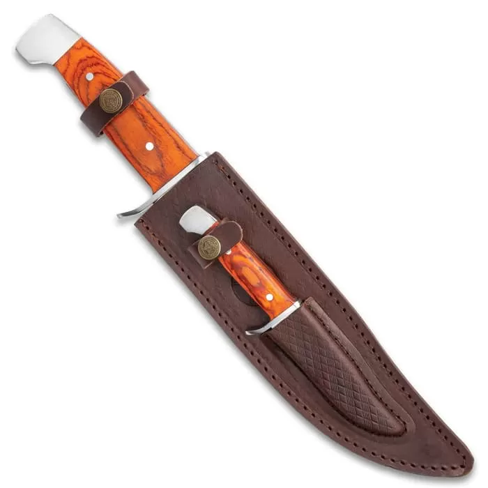 Timber Rattler 2-Piece Custom Bowie Knife Set - Image 2