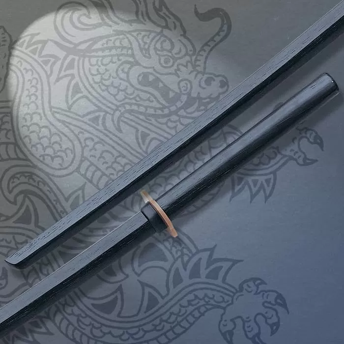 Black Hardwood Daito Sword - Image 2