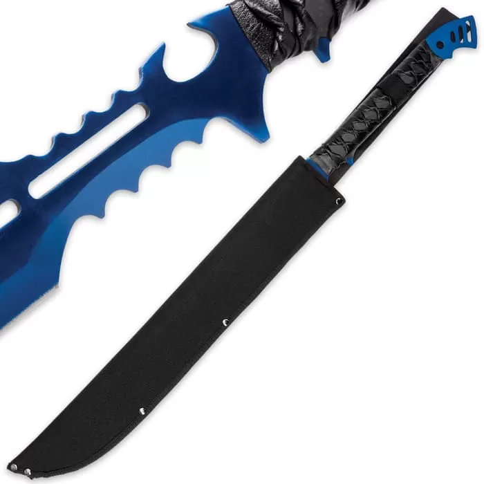 Blue Guardian Fantasy Sword With Sheath - Image 2
