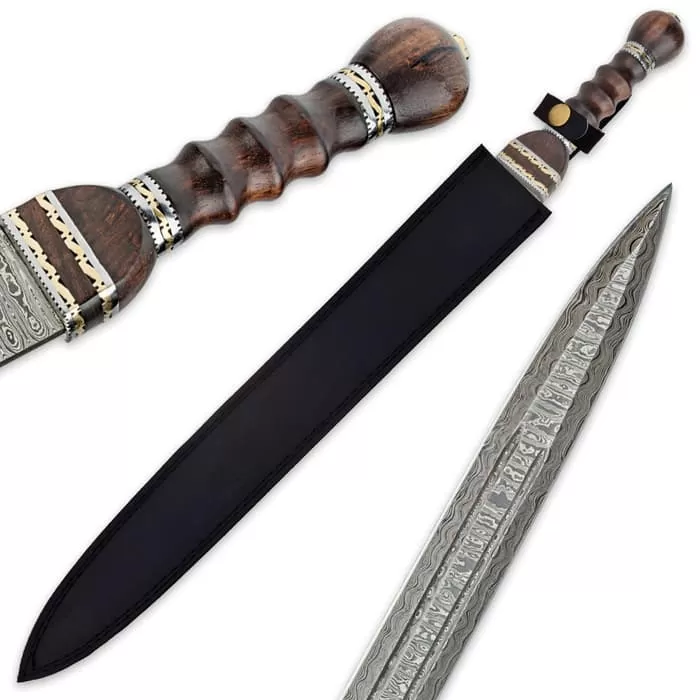 Historical Damascus Gladiator Sword - Image 2