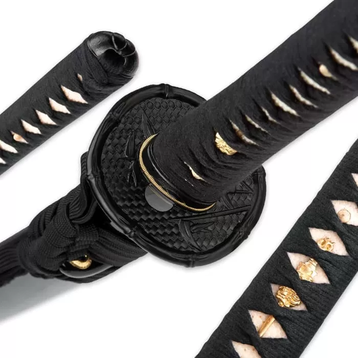 Musashi Woven Bamboo Samurai Sword - Hand-Forged - Image 2