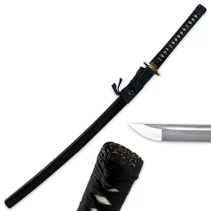 Samurai Musashi Clay Tempered Katana Sword - Image 2