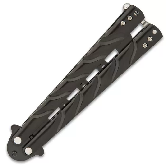 Black Legion Balisong Butterfly Trainer - Black - Image 2