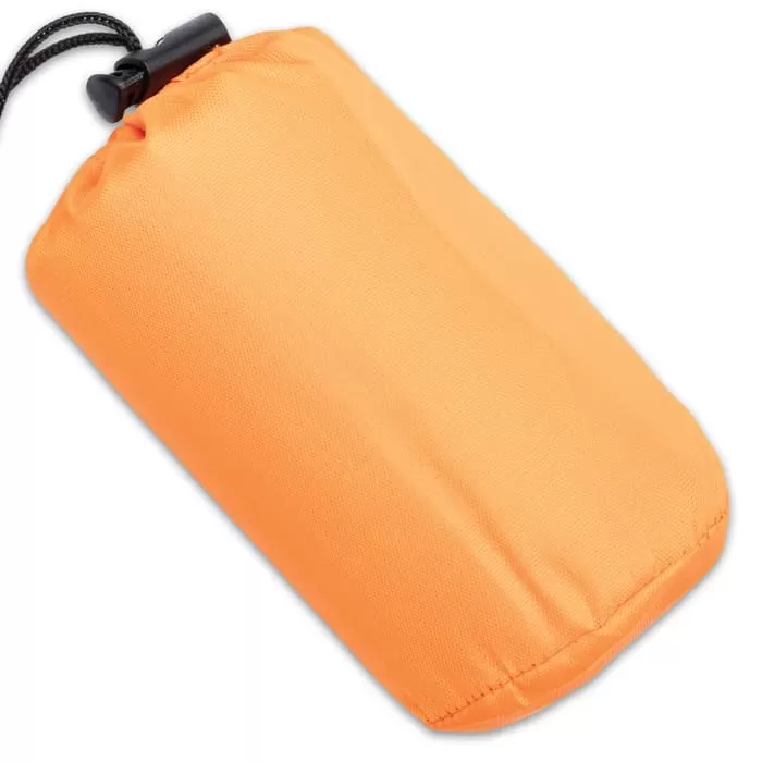 Trailblazer Bivy Emergency Sleeping Bag With Pouch - Mylar Construction, Reflects Body Heat, Water And Windproof - 7βx3β - Image 3