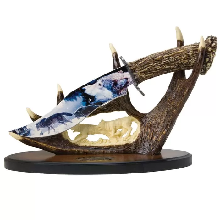 Wild Wolf Pack Bowie Knife - Image 3