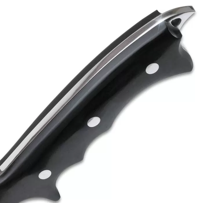 Hibben Legacy Combat Fighter Knife With Leather Sheath - Image 3