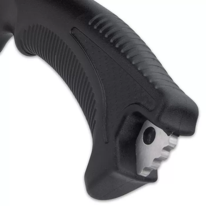 Colombian Raptor Black Machete And Sheath - 3Cr13 Stainless Steel Blade, ABS Handle, Lanyard Hole - Length 18β - Image 3