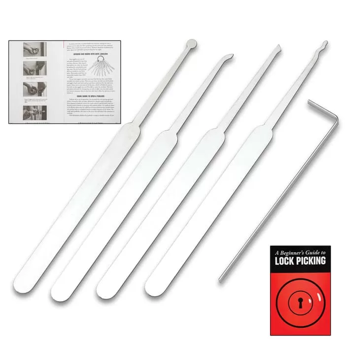 Secure Pro Lockpicking School Kit - Lock Picking Guide, Keyed Practice Locks, Lock Picking Tools, Master Key - Image 3