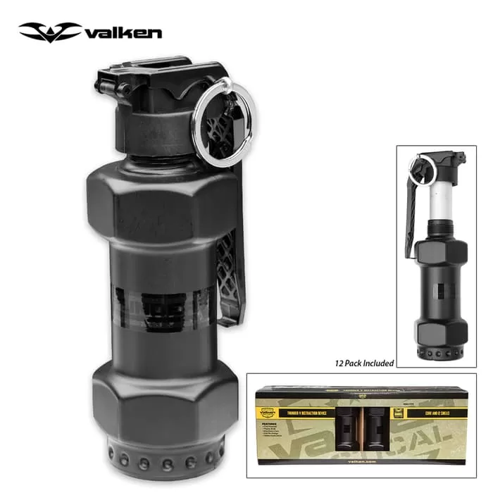 Valken Tactical Thunder 130-dB Sound Grenades - Dumbbell 12-pack With Core - Image 3