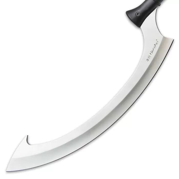 Honshu Khopesh Sword - Egyptian Blade And Sheath - 7Cr13 Stainless Steel Blade, Injection-Molded Nylon Handle - Length 45 1/8β - Image 3