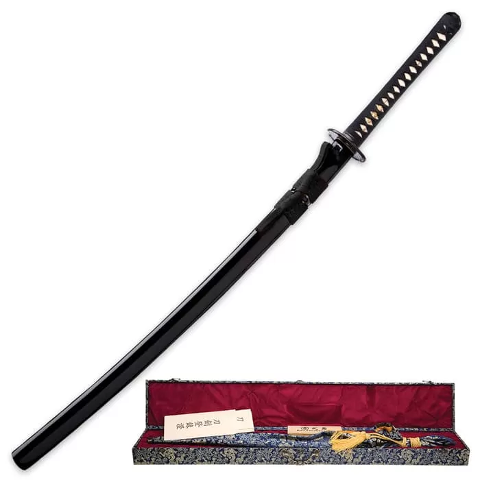 Musashi Woven Bamboo Samurai Sword - Hand-Forged - Image 3