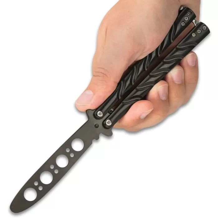 Black Legion Balisong Butterfly Trainer - Black - Image 3
