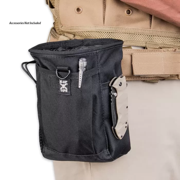 M48 Gear Tactical Small Collection Pouch Black - Image 3