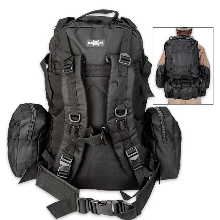 M48 OPS Gear Assault Pack Black - Image 3