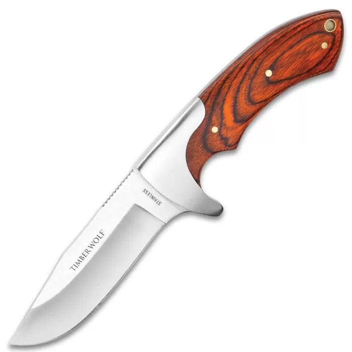 Timber Wolf Blazin' Fixed Blade Knife - Image 4