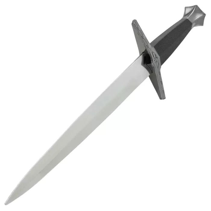 Witching Black Short Sword And Scabbard - 2Cr13 Stainless Steel Blade, Metal Alloy And ABS Handle - Length 15" - Image 4