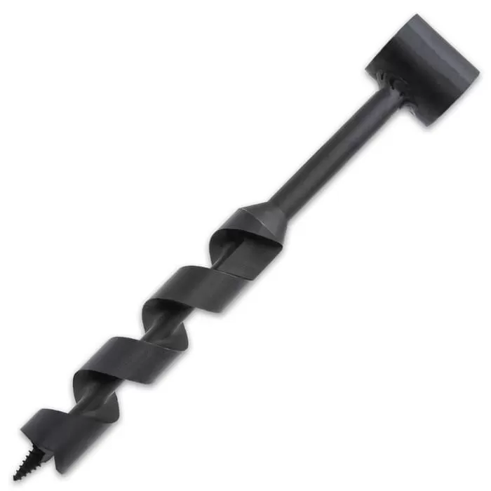1β Bushcraft Auger - Scotch-Eyed Drill Bit, Heavy-Duty Steel Construction - Length 8β - Image 5