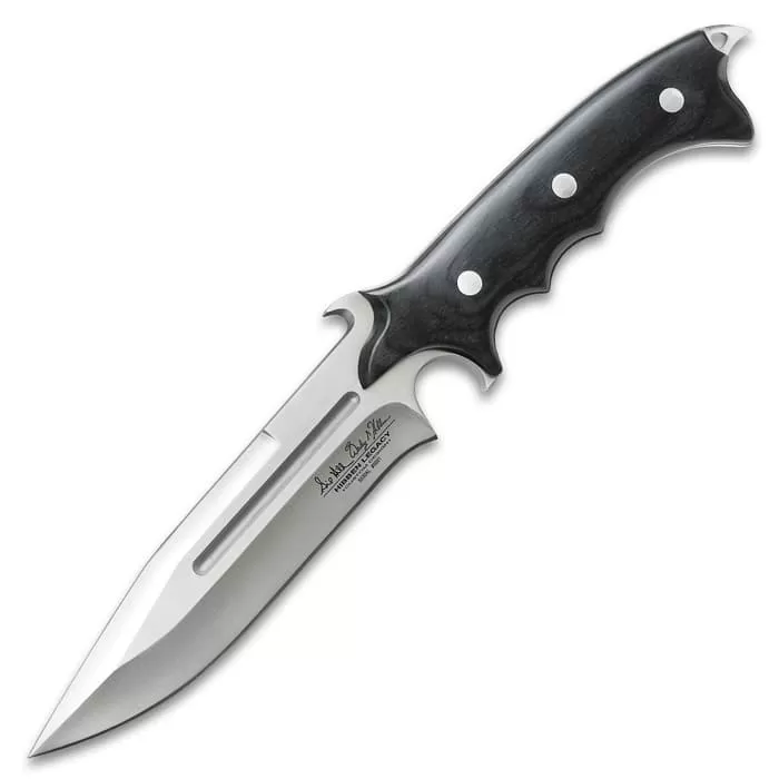 Hibben Legacy Combat Fighter Knife With Leather Sheath - Image 5