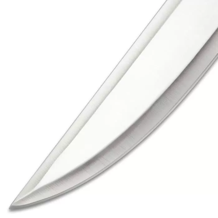 Timber Rattler Full-Tang Jungle Beast Machete - Stainless Steel Blade, Wooden Handle, Lanyard Cord - Length 25β - Image 5