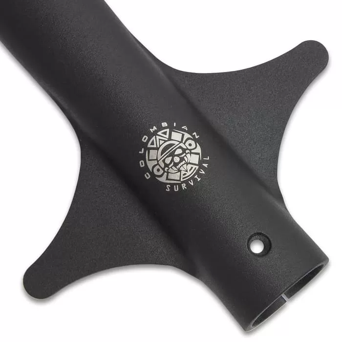 Colombian Colossal Spearhead With Sheath - 65MN High Carbon Steel - Length 11” - Image 5