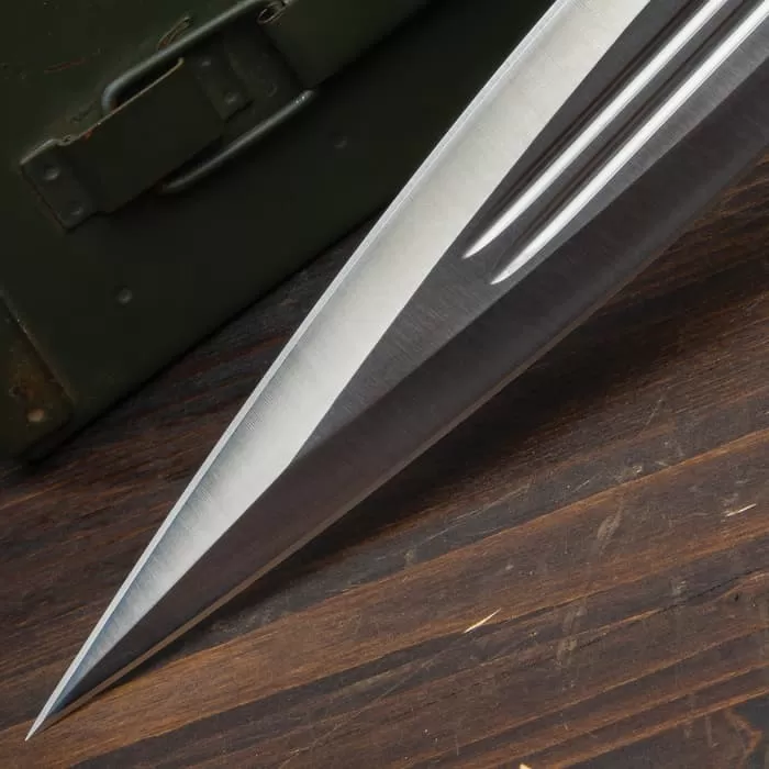 Honshu Legionary Dagger And Sheath - 7Cr13 Stainless Steel Blade, TPR Handle, Stainless Steel Guard - Length 19 5/8" - Image 5