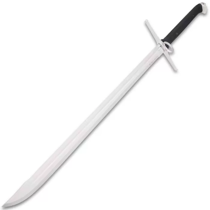 Honshu Boshin Grosse Messer Sword - 1060 Carbon Steel Blade, TPR Textured Handle, Stainless Guard And Pommel - Length 42 1/8β - Image 7